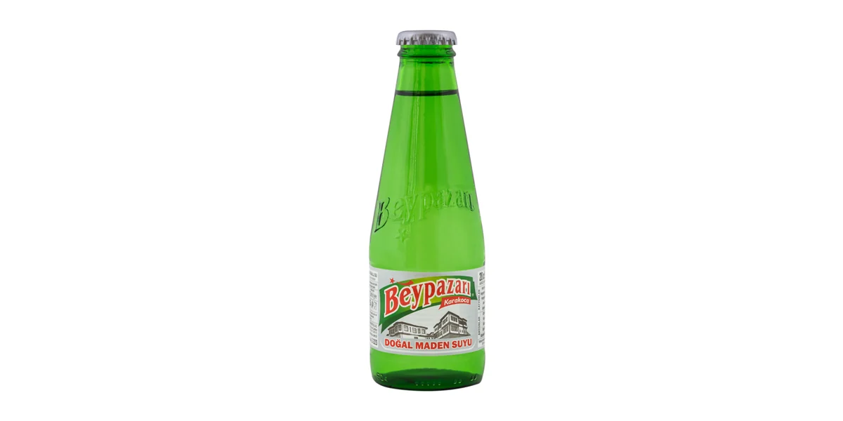 Beypazarı Sade Doğal Maden Suyu, 200 ml cam şişe