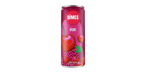 DİMES Vişne İçeceği, 250 ml kutu